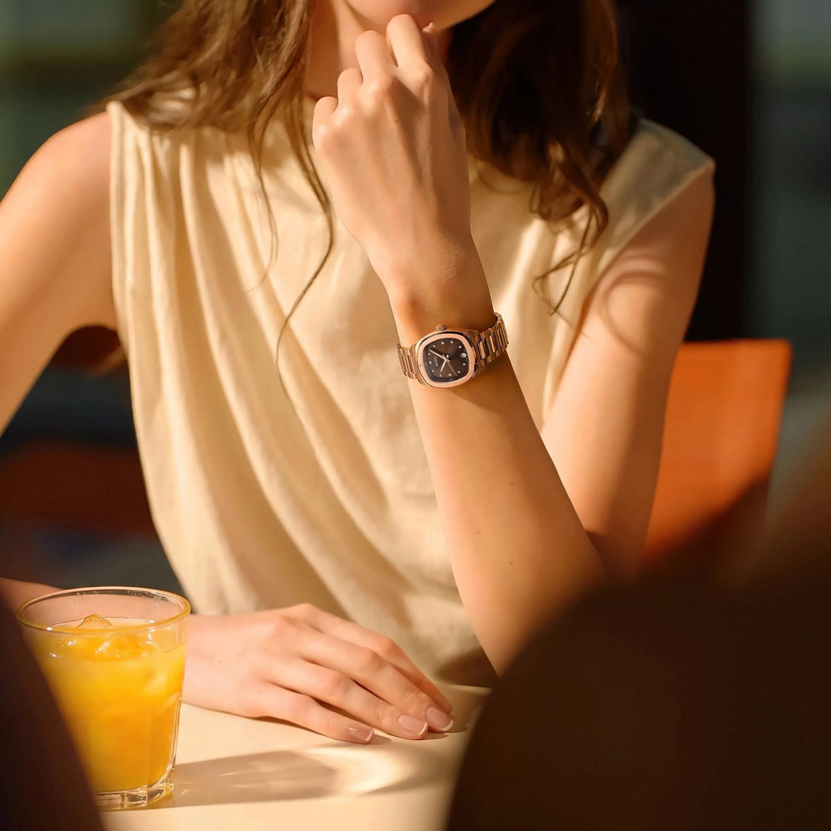 Mido Multifort TV 28 28mm Brown Dial Women's Watch M0491103329600