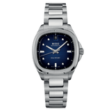 Mido Multifort TV 35mm Blue Dial Steel Unisex Watch M0493071104100