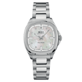 Mido Multifort TV 35mm White Mother-Of-Pearl Steel Women's Watch M0493071110600