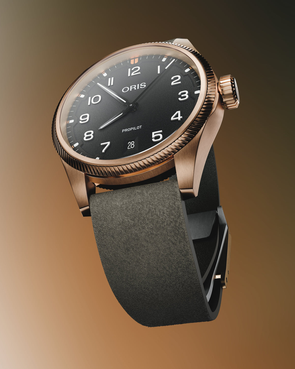 Oris Big Crown ProPilot Bronze 41mm Black Dial Men's Watch 01 733 7805 3164-07 6 2022BRLC