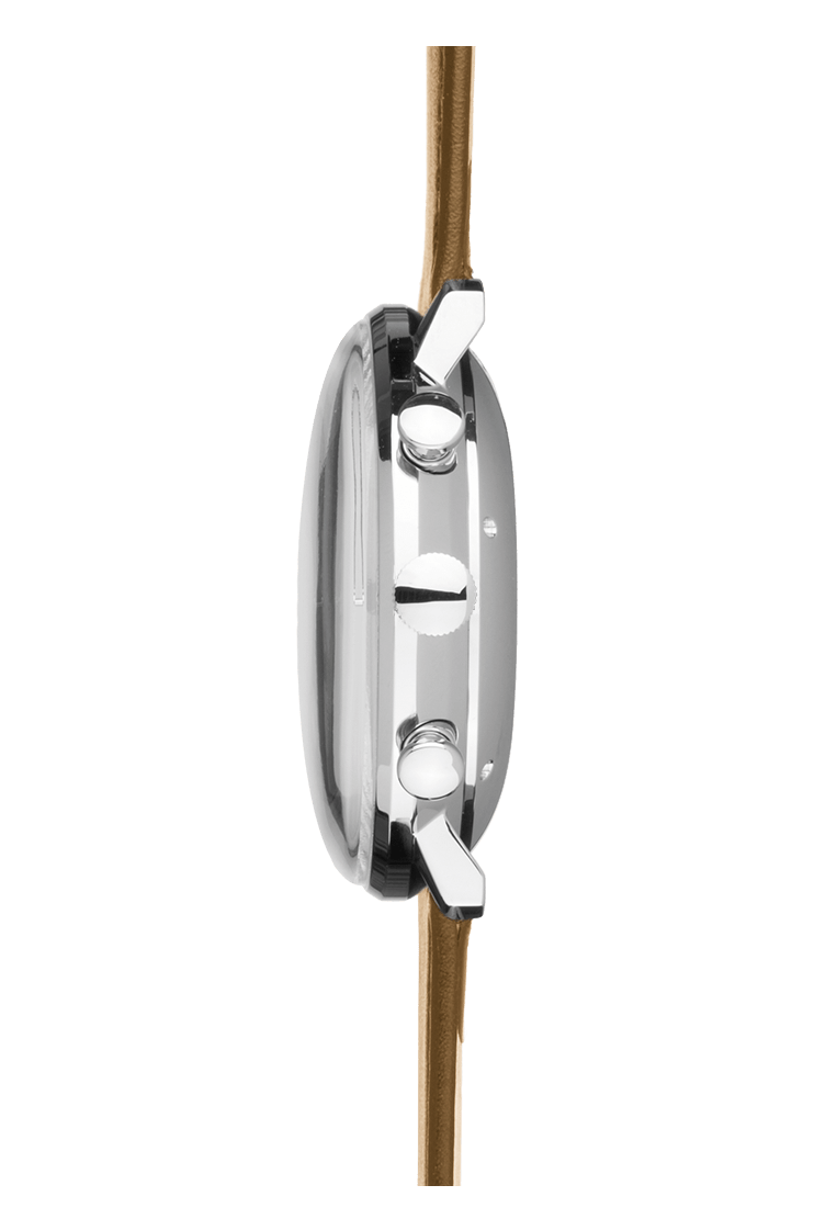 Junghans Max Bill Chronoscope 40mm Matt Silver Dial Men's Watch 27/4502.02