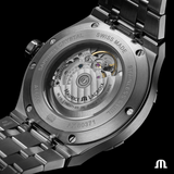 Maurice Lacroix AIKON Automatic 42mm Blue Dial Set Men's Watch AI6008-SS00F-430-C