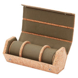 WOLF Cortica Triple Hexagon Watch Roll With Capsule Cork 668361