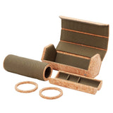 WOLF Cortica Triple Hexagon Watch Roll With Capsule Cork 668361