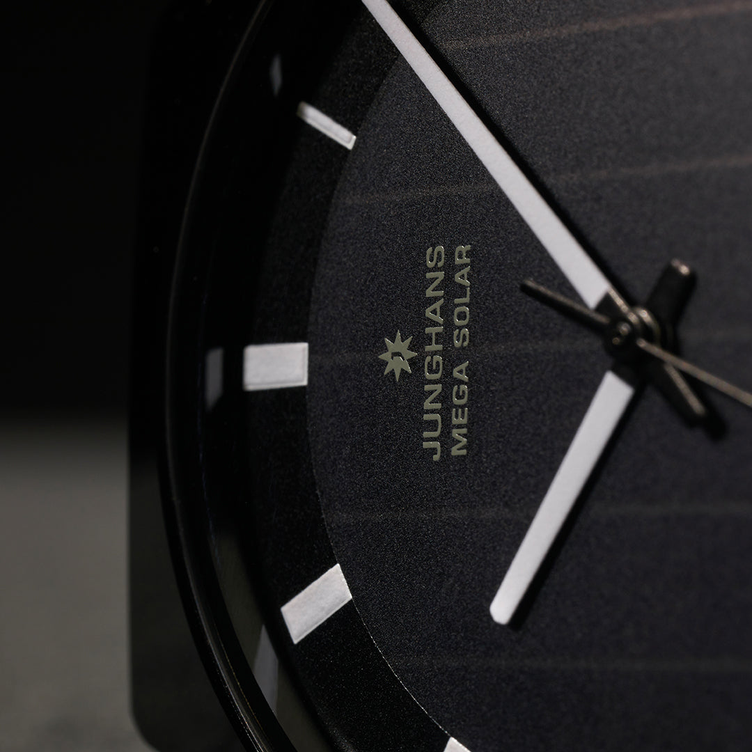 Junghans Force Mega Solar 40.4mm Black Dial Men's Watch 18/1000.00