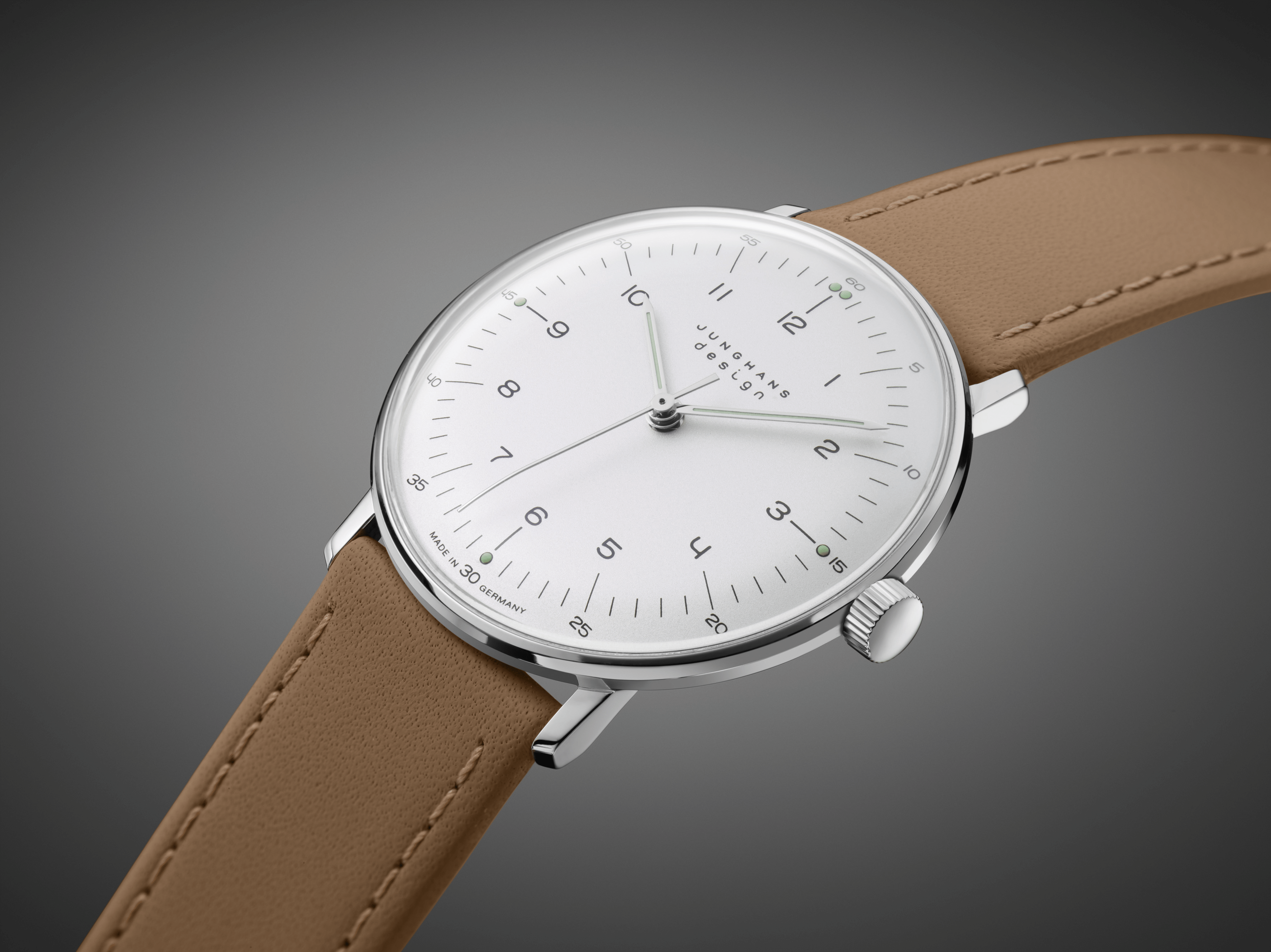 Junghans Max Bill Handaufzug 34mm Matt Silver Dial Women's Watch 27/3701.02