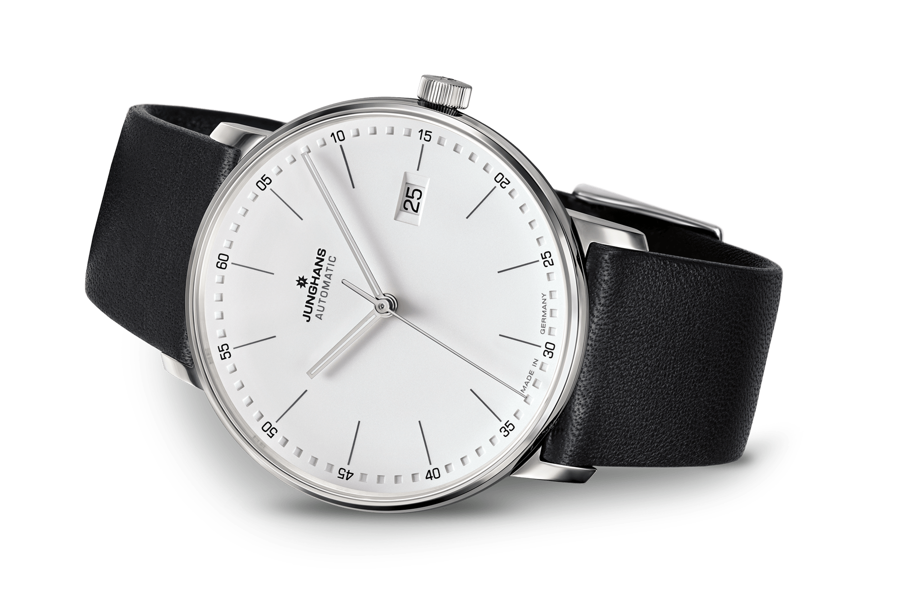 Junghans Form A 39.1mm Automatic Matte Silver Dial Men's Watch 027/4730.00