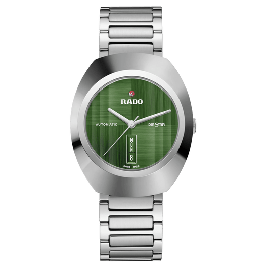 Rado DiaStar Original 38mm Green Dial Ceramos Men's Watch R12160303