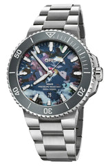 Oris Aquis Date Upcycle 43.50mm Multicoloured Dial Men's Watch 01 733 7789 4150-07 8 23 04PEB