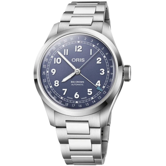 Oris Big Crown Pointer Date 40mm Purple Dial Steel Men's Watch 01 754 7798 4068-07 8 20 06