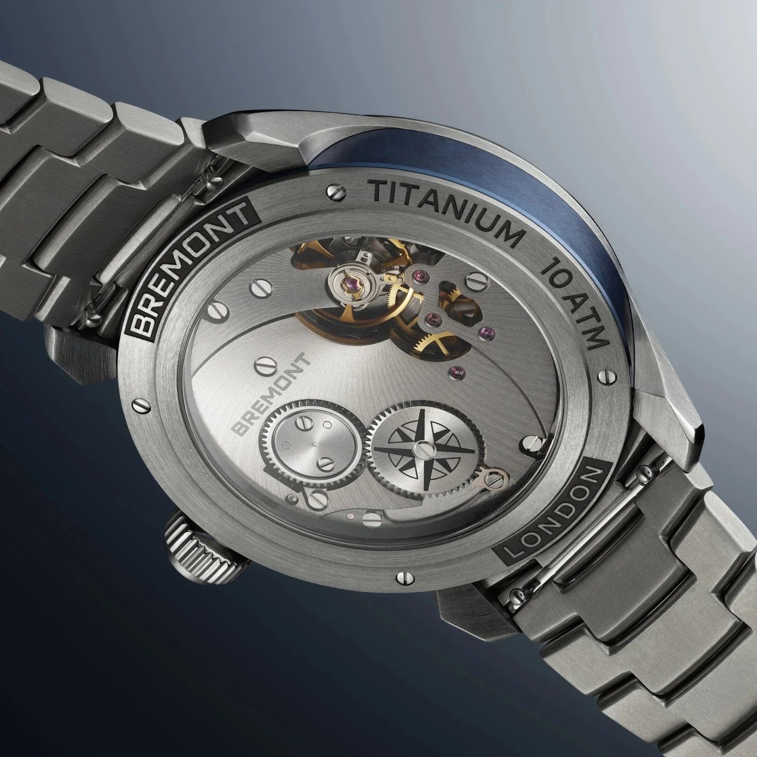 Bremont Altitude Perpetual Calendar GMT 42mm Blue Skeleton Dial Men's Watch ALT42-PER-TI-BLSKL-B