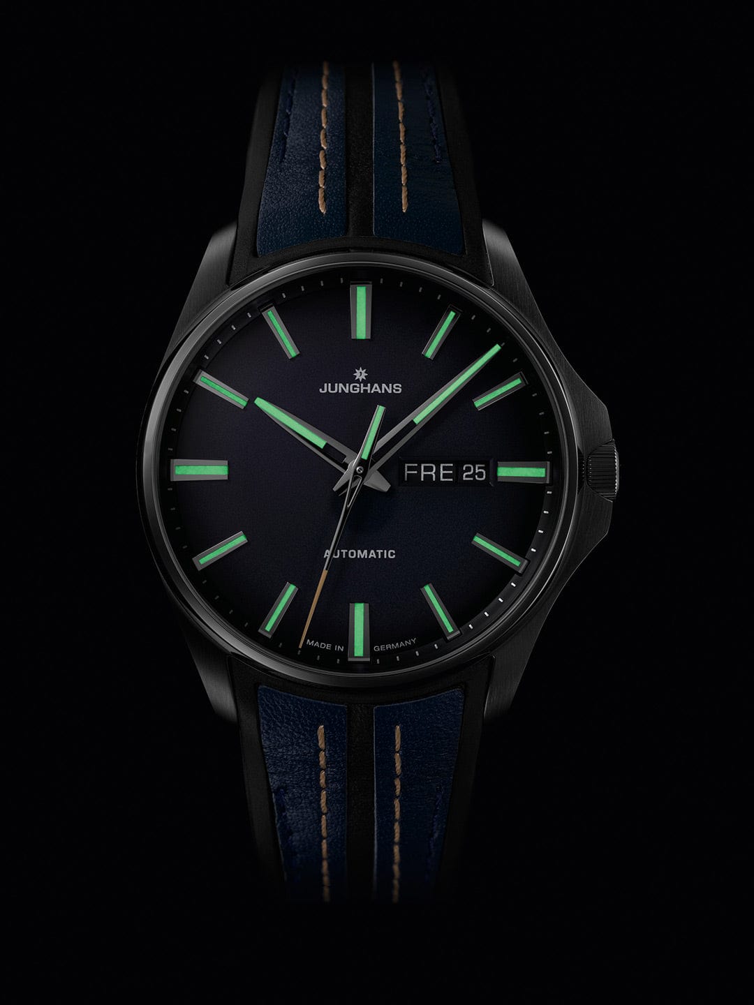 Junghans Meister S Automatic 40.5mm Matt Midnight Blue Dial Men's Watch 27/4211.00