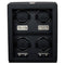 WOLF Heritage 4 Piece Watch Winder Black 270602