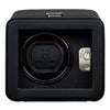 WOLF Windsor Single Watch Winder With Cover Black 4525029