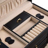 WOLF Heritage Small Black Jewelry Box 280002