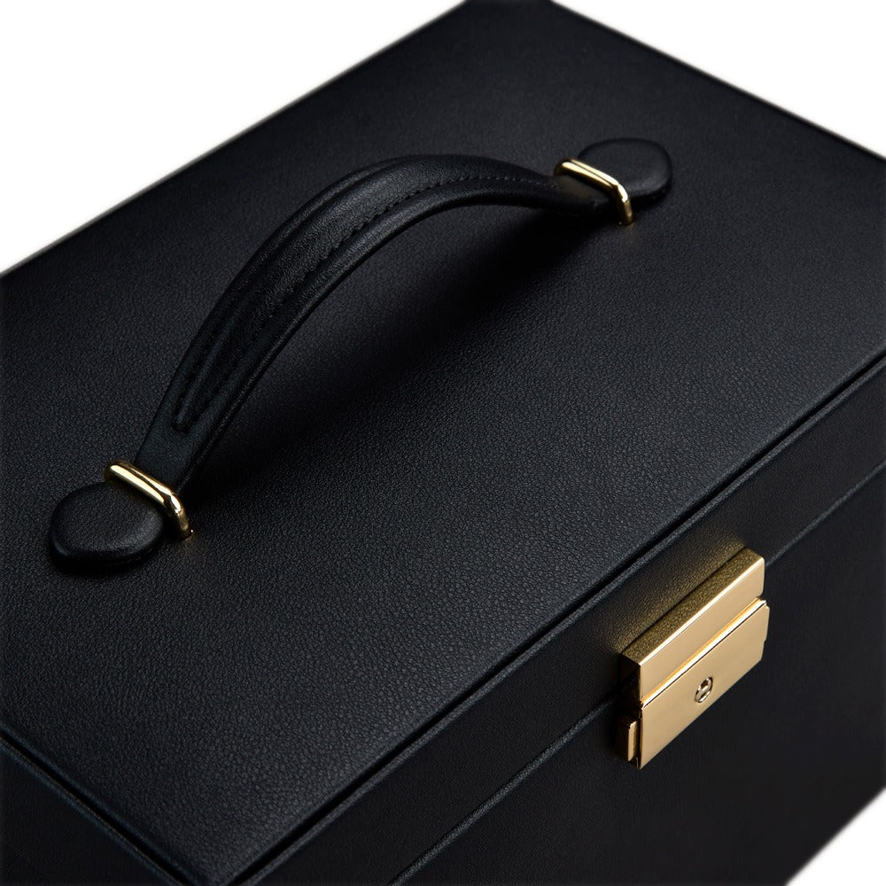 WOLF Heritage Small Black Jewelry Box 280002