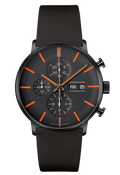 Junghans FORM A Chronoscope English Date 42mm Black Dial Men's Watch 27/4370.03