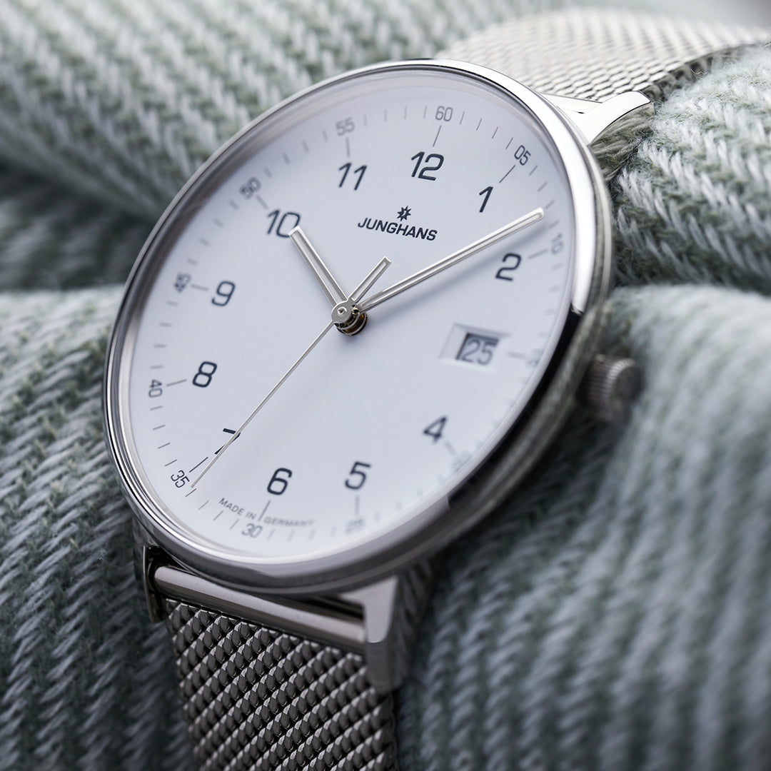 Junghans FORM Damen 34.1mm White Dial Women's Watch 47/4457.44