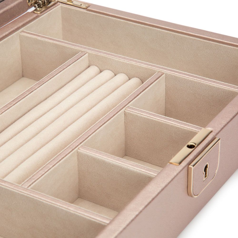 WOLF Palermo Rose Gold Medium Jewelry Box 213216