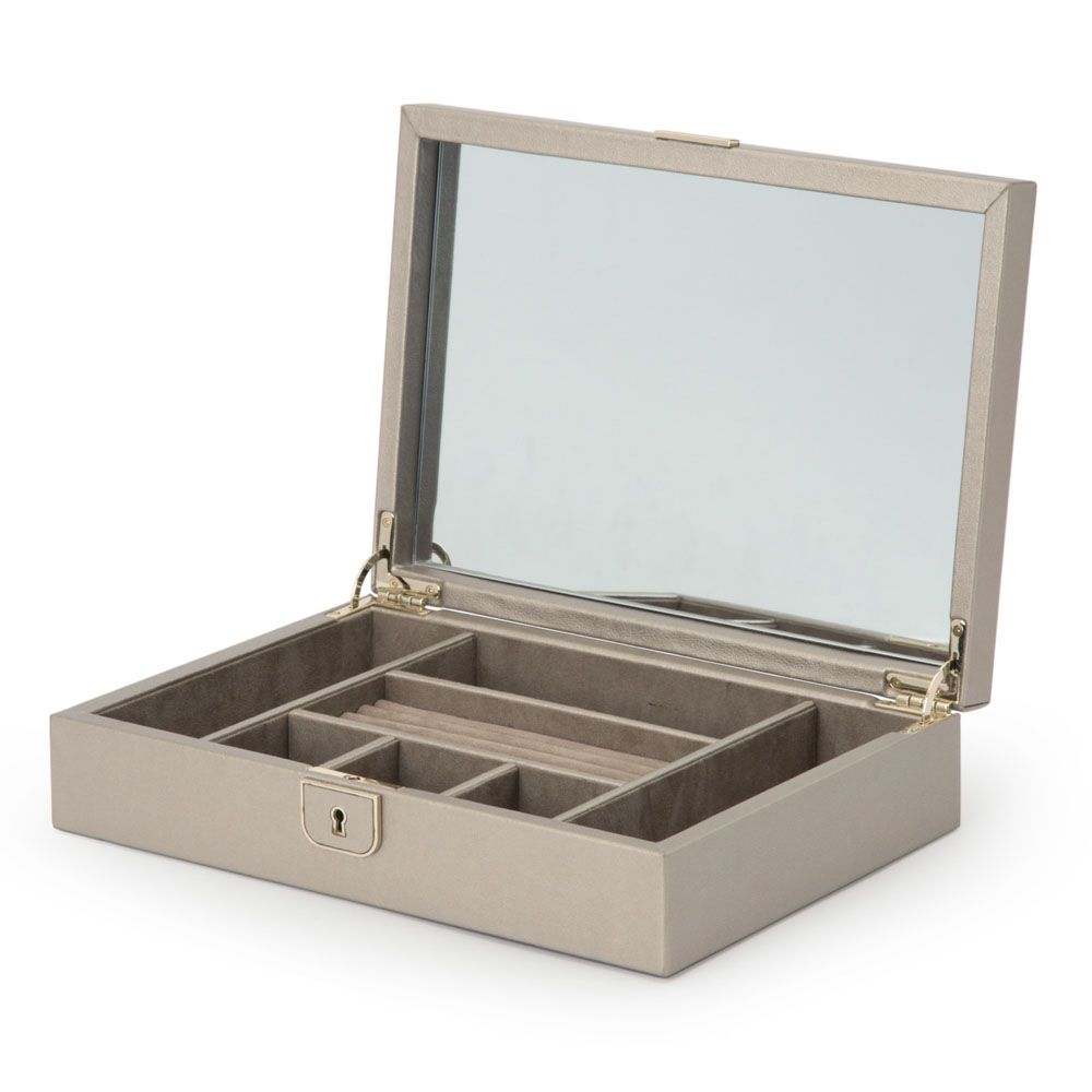 WOLF Palermo Pewter Medium Jewelry Box 213278