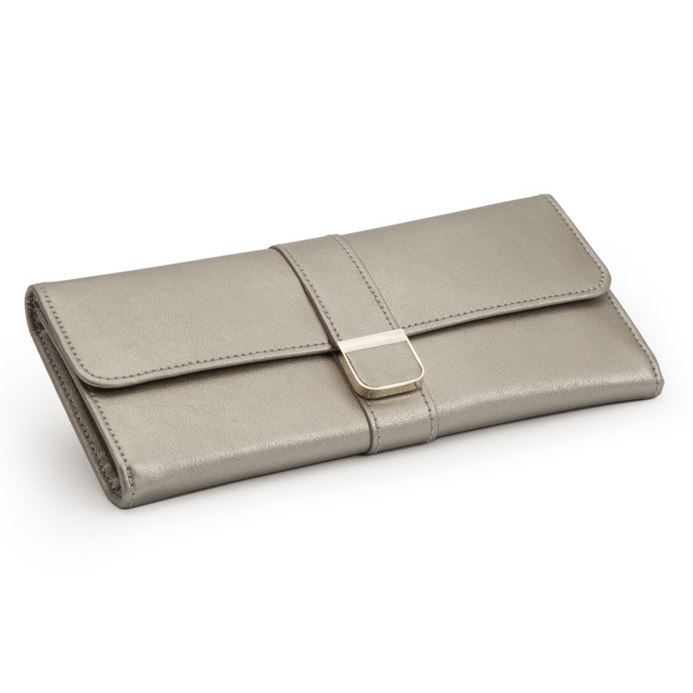 WOLF Palermo Pewter Jewelry Roll 213478