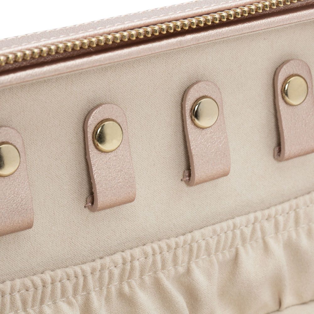 WOLF Palermo Rose Gold Zip Case 213616