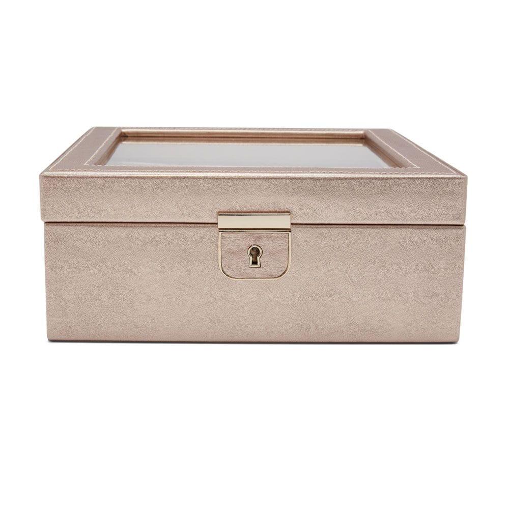 WOLF Palermo 6 Piece Watch Box Rose Gold 213816