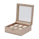WOLF Palermo 6 Piece Watch Box Rose Gold 213816
