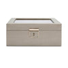 WOLF Palermo 6 Piece Watch Box Pewter 213878