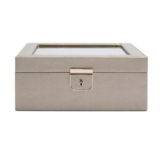 WOLF Palermo 6 Piece Watch Box Pewter 213878