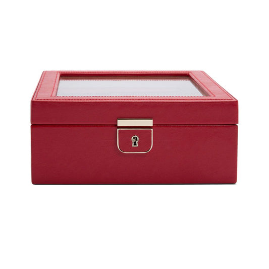 WOLF Palermo 6 Piece Watch Box Red 213872