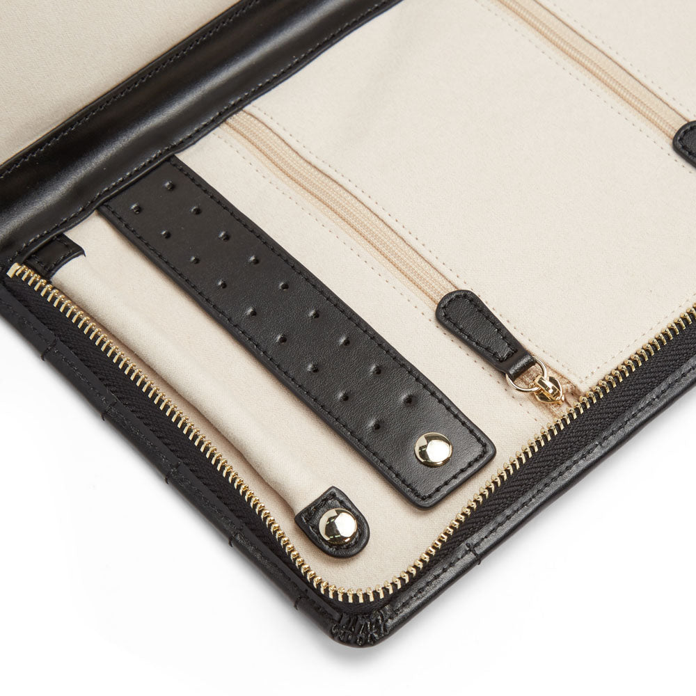 WOLF Caroline Large Jewelry Portfolio Black 324071