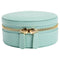 WOLF Sophia Jade Round Zip Jewelry Case 392330