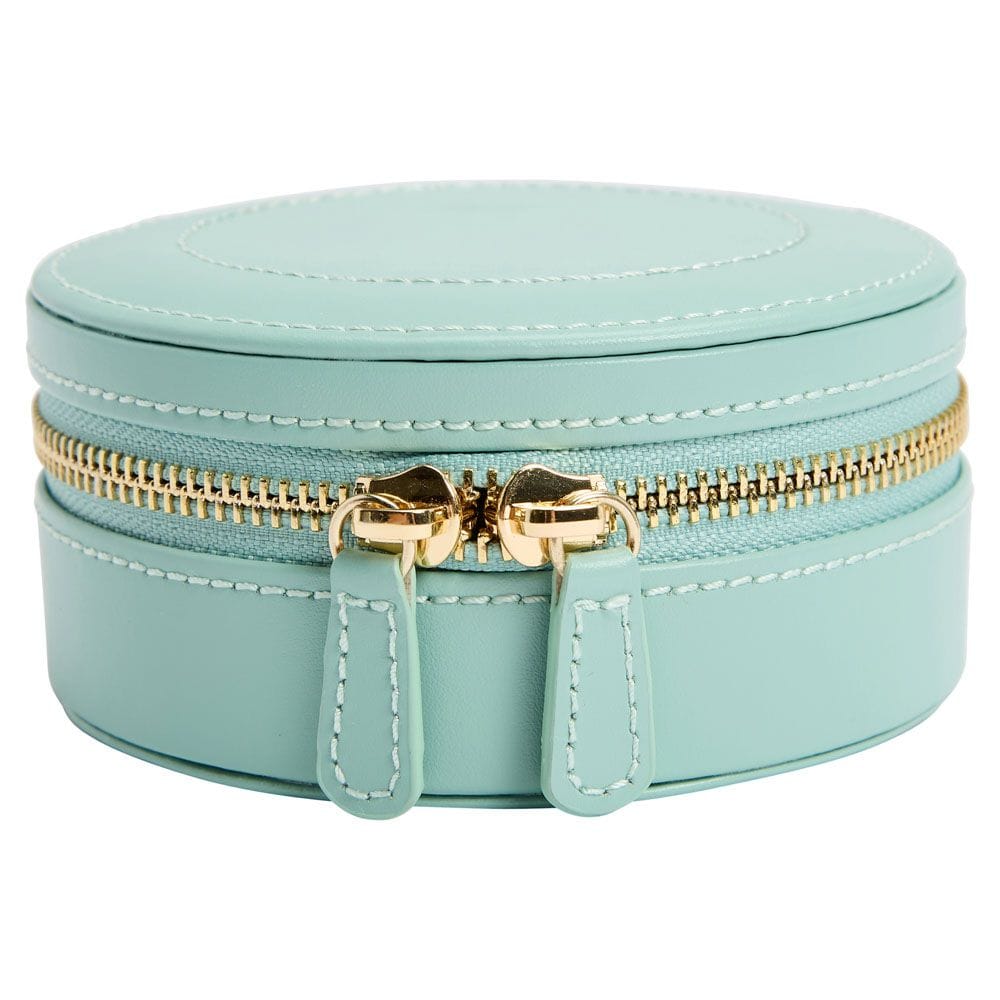 WOLF Sophia Jade Round Zip Jewelry Case 392330