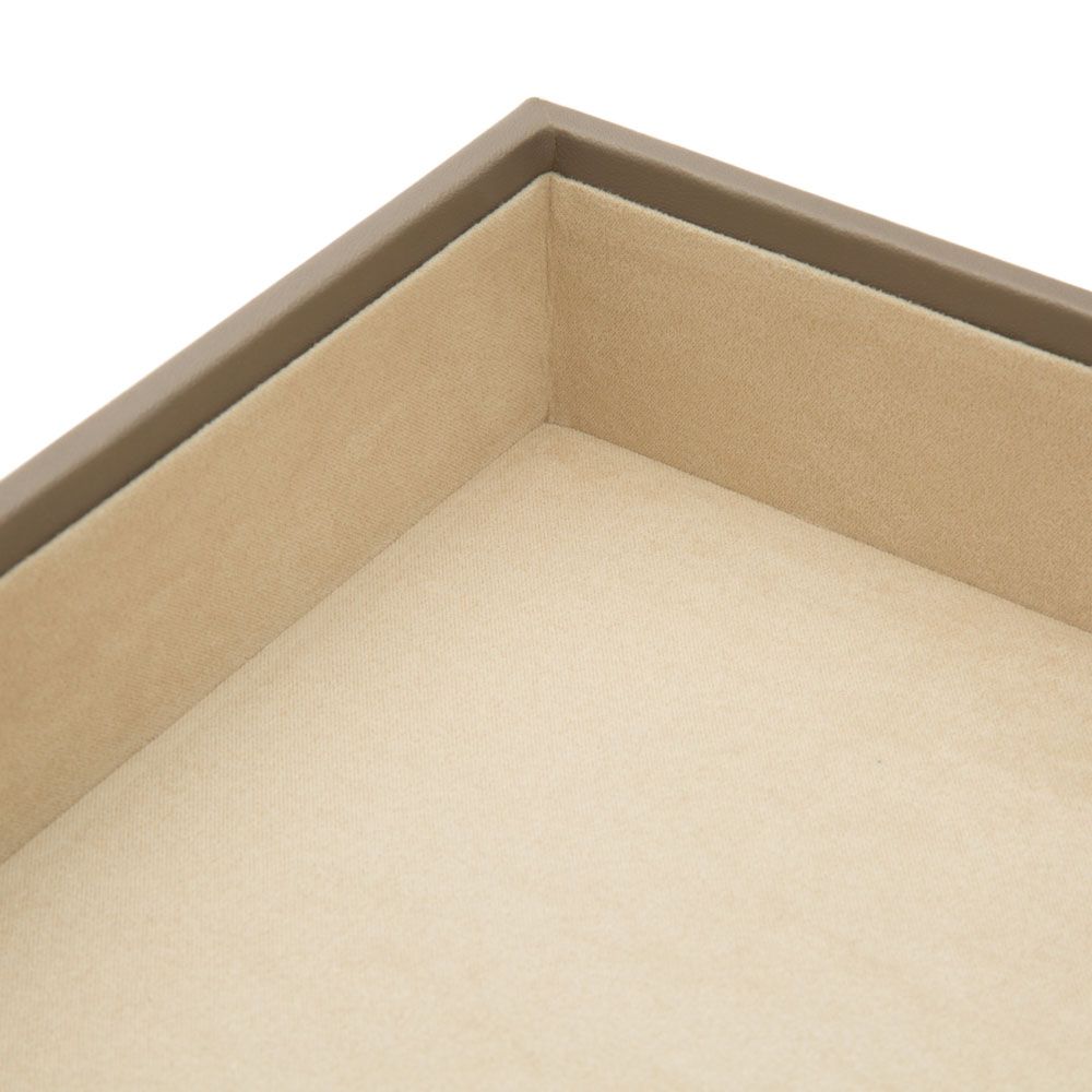 WOLF Vault 2" Deep Tray Grey Leather Finish 435065