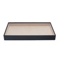 WOLF Vault 1.5" Standard Tray Black Leather 435102