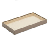 WOLF Vault 1.5" Standard Tray Grey Leather 435165