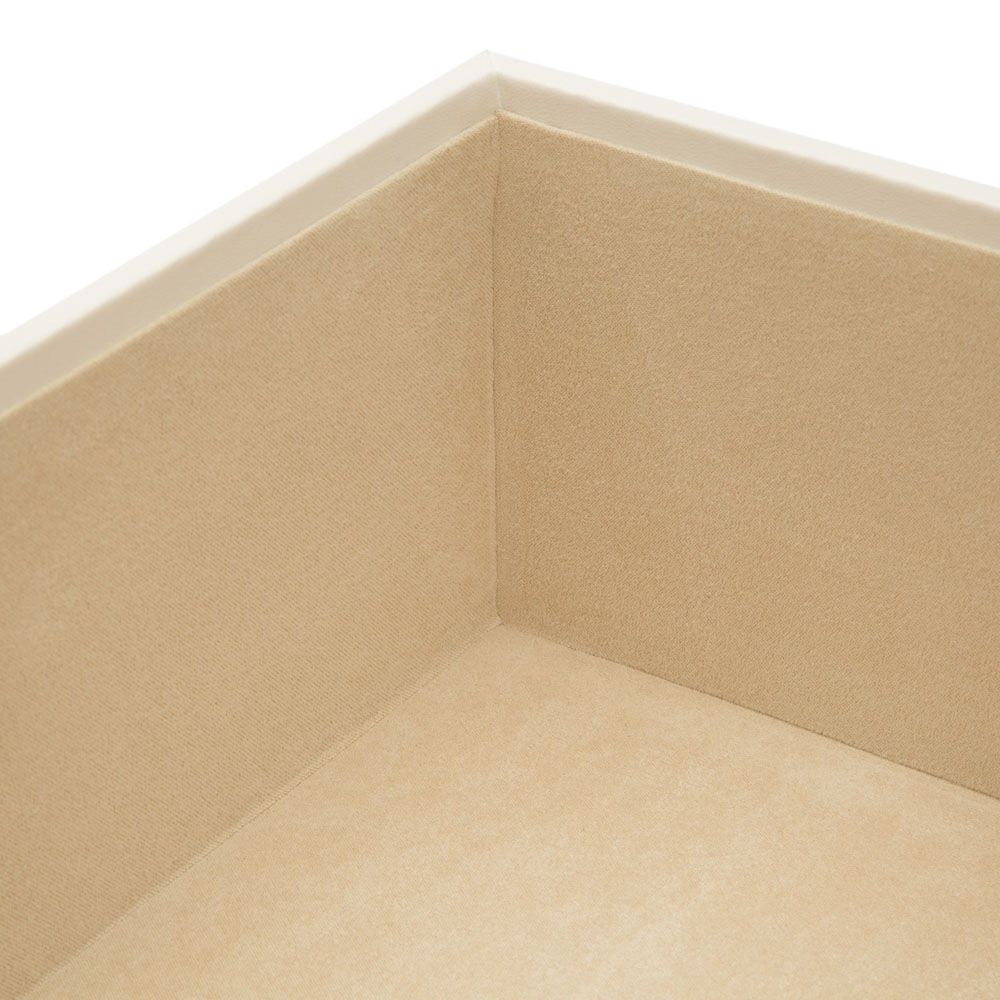 WOLF Vault 4" Deep Tray Ivory Leather Finish 435253