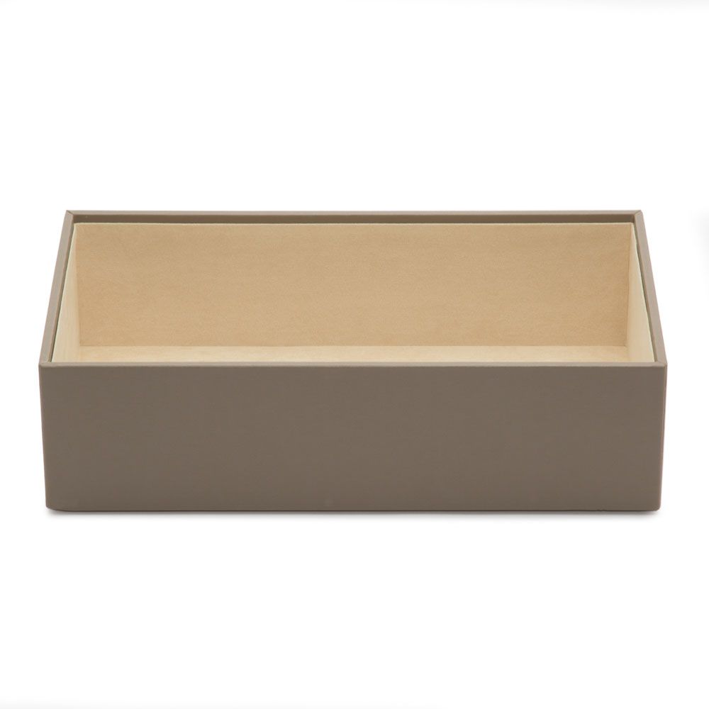 WOLF Vault 4" Deep Tray Grey Leather Finish 435265