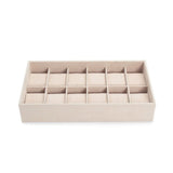 WOLF Vault 12pcs Watch Tray Insert Beige 436570