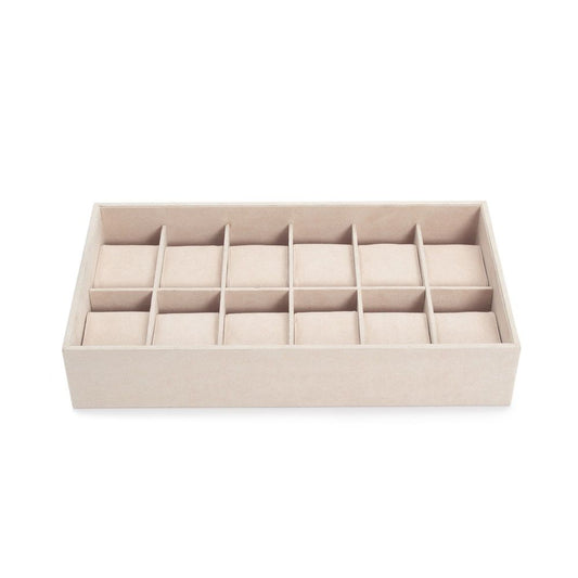 WOLF Vault 12pcs Watch Tray Insert Beige 436570