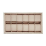 WOLF Vault 12pcs Watch Tray Insert Beige 436570