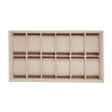 WOLF Vault 12pcs Watch Tray Insert Beige 436570