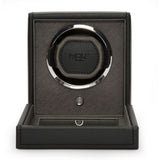 WOLF Cub Single Watch Winder with Cover Black 461103