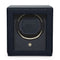 WOLF Cub Single Watch Winder with Cover Navy 461117