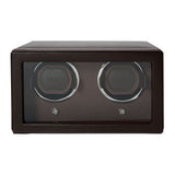 WOLF Cub Double Watch Winder With Cover Brown 461206