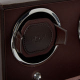 WOLF Cub Double Watch Winder With Cover Brown 461206