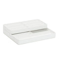 WOLF White Watch Valet with Strap Tray for Apple Watch 463001