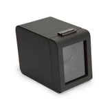WOLF Axis Black Powder Coat Metal Plated Single Watch Winder 469103
