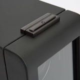 WOLF Axis Black Powder Coat Metal Plated Single Watch Winder 469103